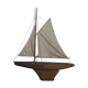 Pool sailboat, model of old boat