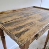 Old wooden console desk