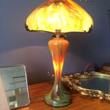 Odeon model mushroom lamp, La Rochère Glassworks France