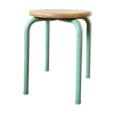 Tabouret métal vert minth