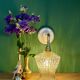 Vintage glass tulip wall light