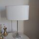 Vintage Ikea marble and metal lamp