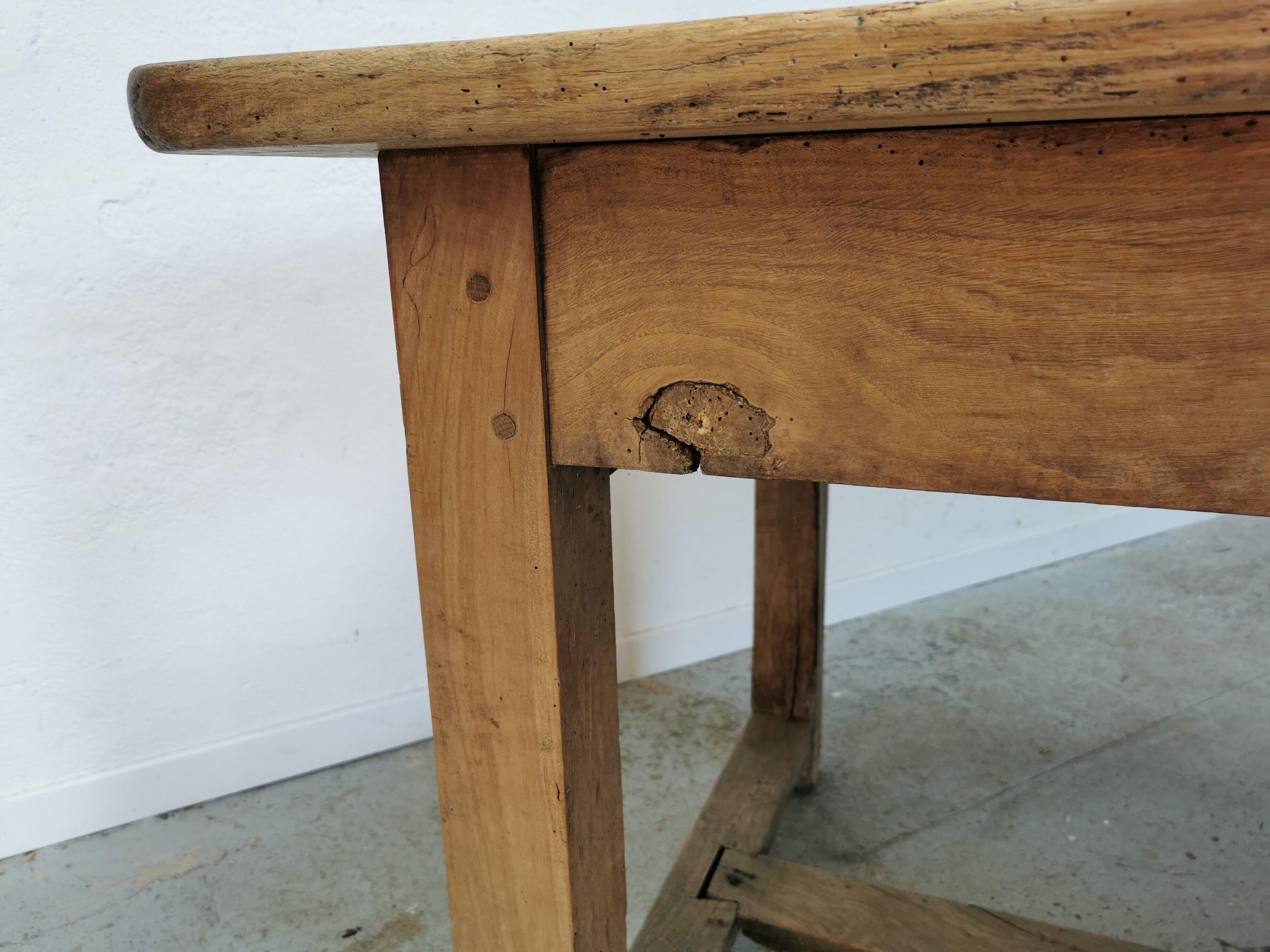 Table de ferme en chêne 260cm