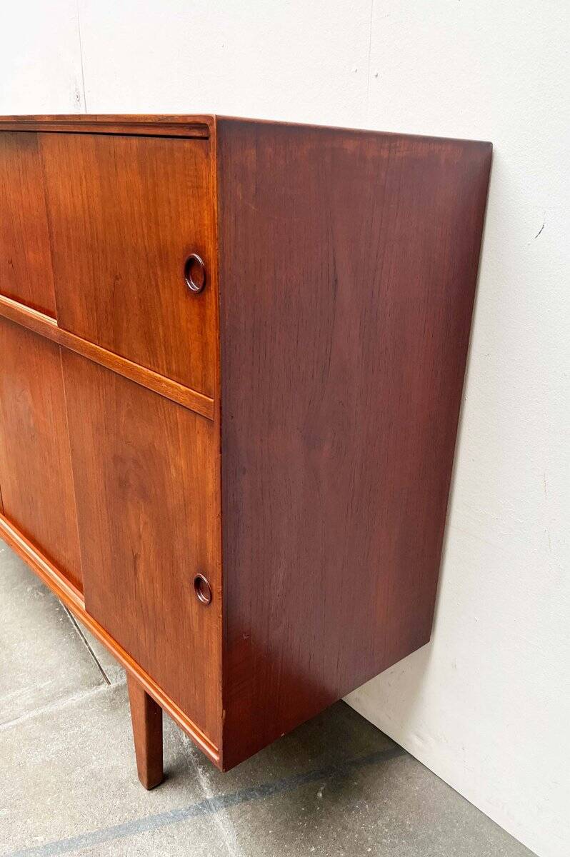 Enfilade danoise moderne du milieu du siècle, teck, années 1960