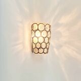 Mid-Century Glass Wall Light from Limburg, Germany, 1960s/1970s