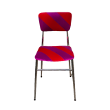 Red/purple patchwork chairs duo
