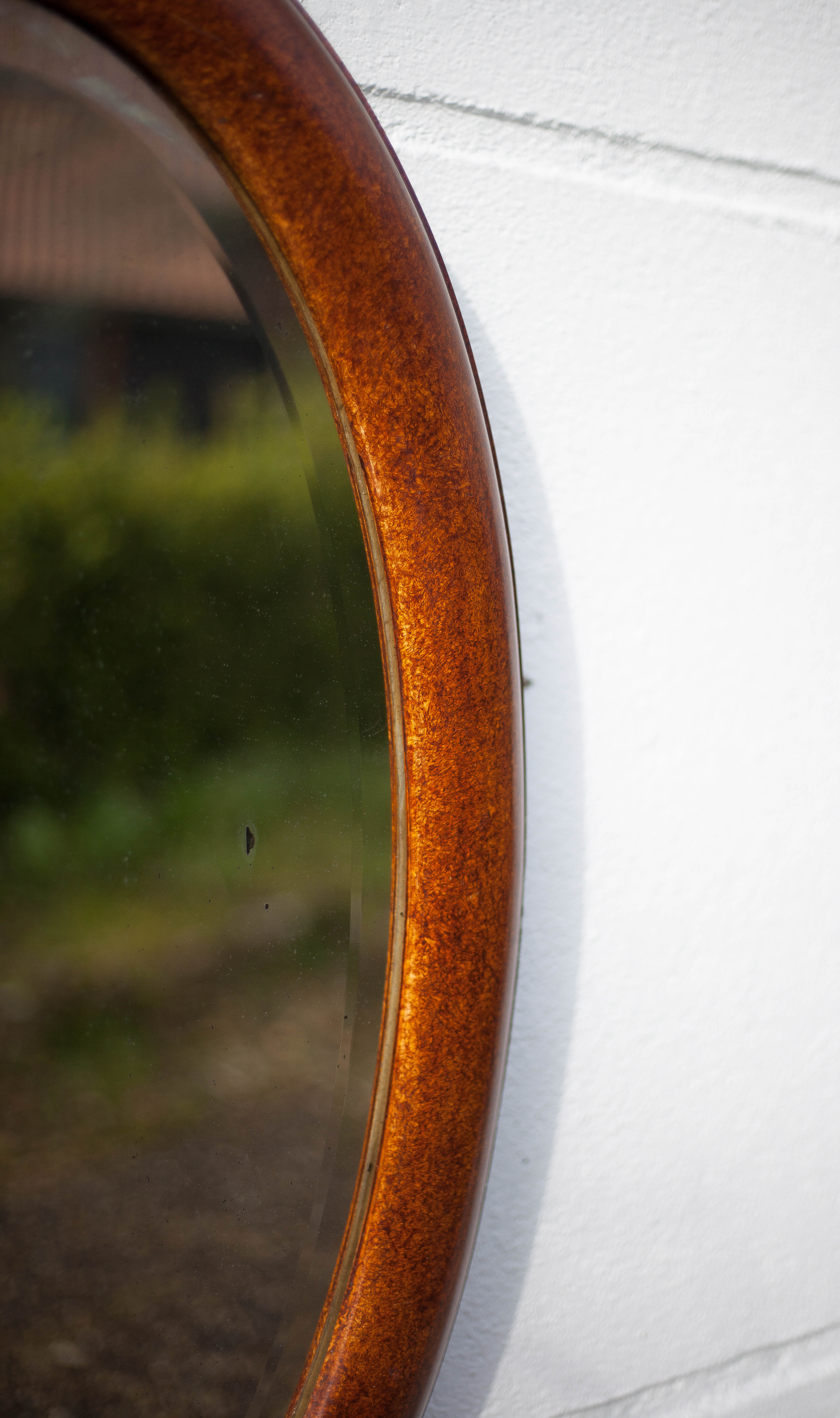 Miroir oval vintage 85x57cm