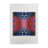 Lithographie numérotée en édition limitée de Victor Vasarely, années 1970