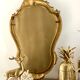 Ancien miroir doré 62x38 cm