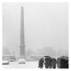 Paris under the snow, the Concorde. Around 1960