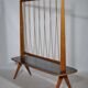 Flower Bench Cherry Wood  1960s Plant Stand