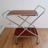 Folding service on formica wheels