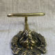 Lion head coat hooks in solid brass, Peerage England