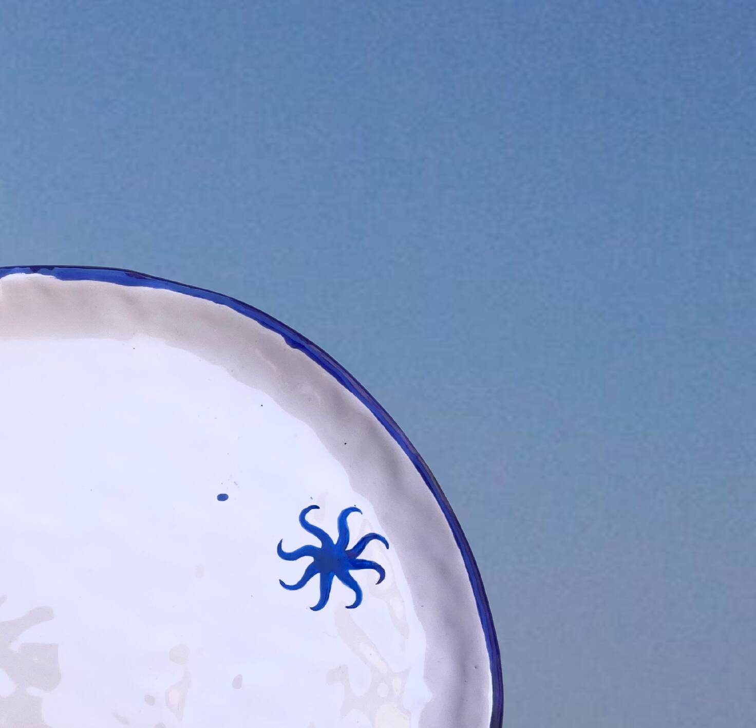 Italian ceramic plate