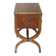 Paire de buffets vintage néoclassique en bois de ronce de chêne