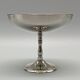 6 vintage stainless steel ice cream cups, stainless steel dessert cups
