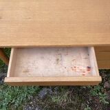 Scandinavian desk with drawer box