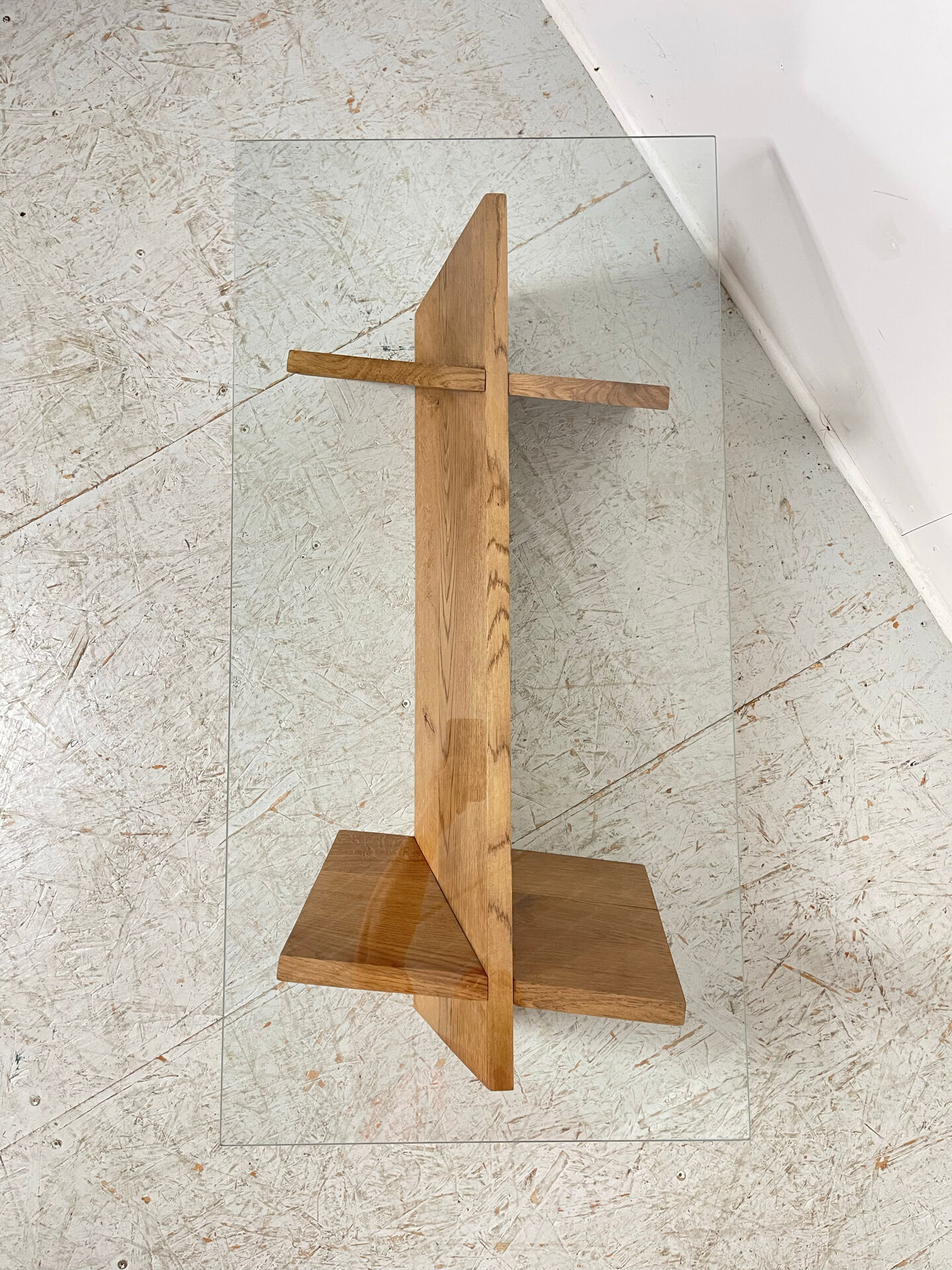 Oak coffee table from around 1960.