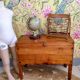 Handcrafted storage cabinet
