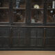Glass library in teak 1970 patinated black