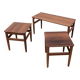 Table basse scandinave & 2 gigognes