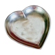 Empty brass heart pocket