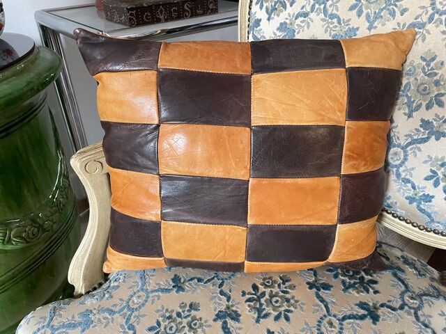 Leather cushion 1960/1970