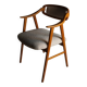 Scandinavian faux shearling chair | 1960s