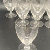 Carafe and stemmed glasses service