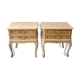 Table de chevet bois brut