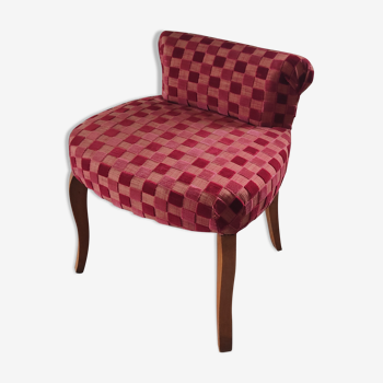 Velvet extra armchair