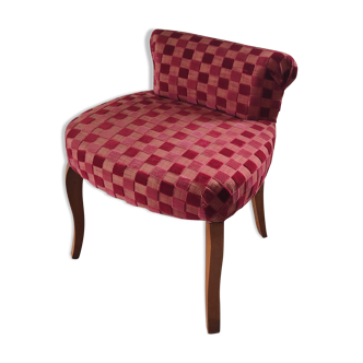 Velvet extra armchair