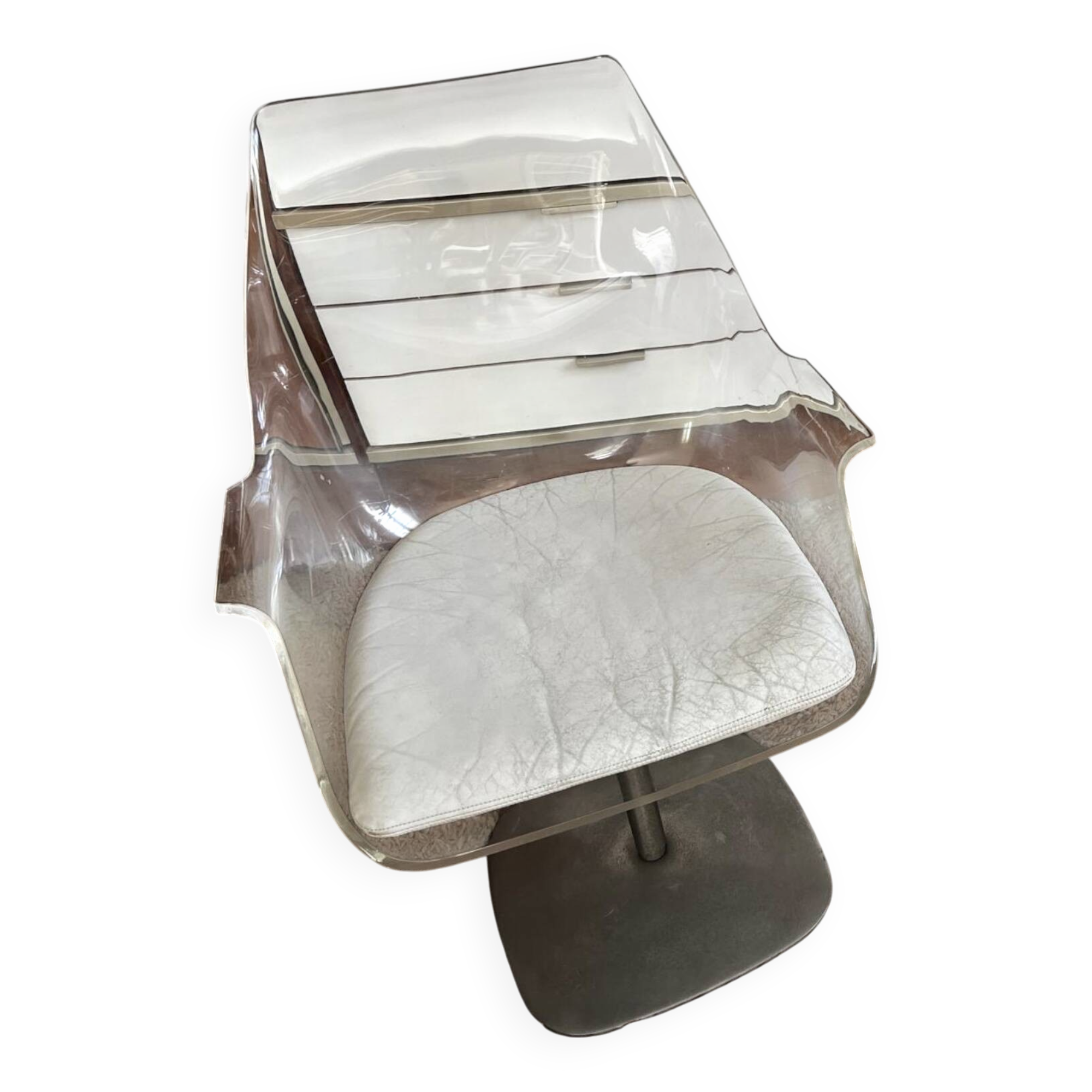 Raushe Airline Edition swivel chair, made of altuglas 196