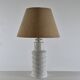 Lampe de table en porcelaine vintage des années 1970 GDR.