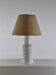 Lampe de table en porcelaine vintage des années 1970 GDR.