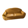 Yellow club leather sofa