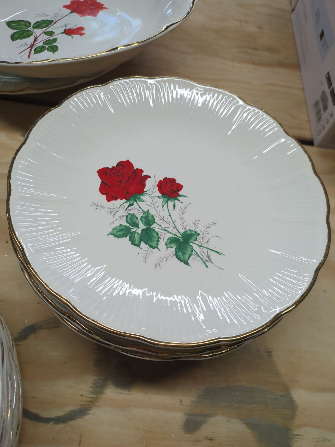 Service of 36 pieces Digoin Sevigne