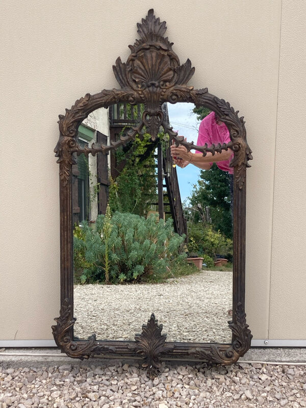 Grand miroir baroque réédité