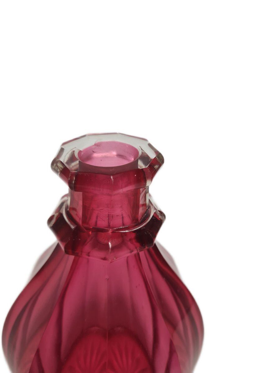 Biedermeier Rubin carafe, former Austro-Hungarian Empire, 1890s
