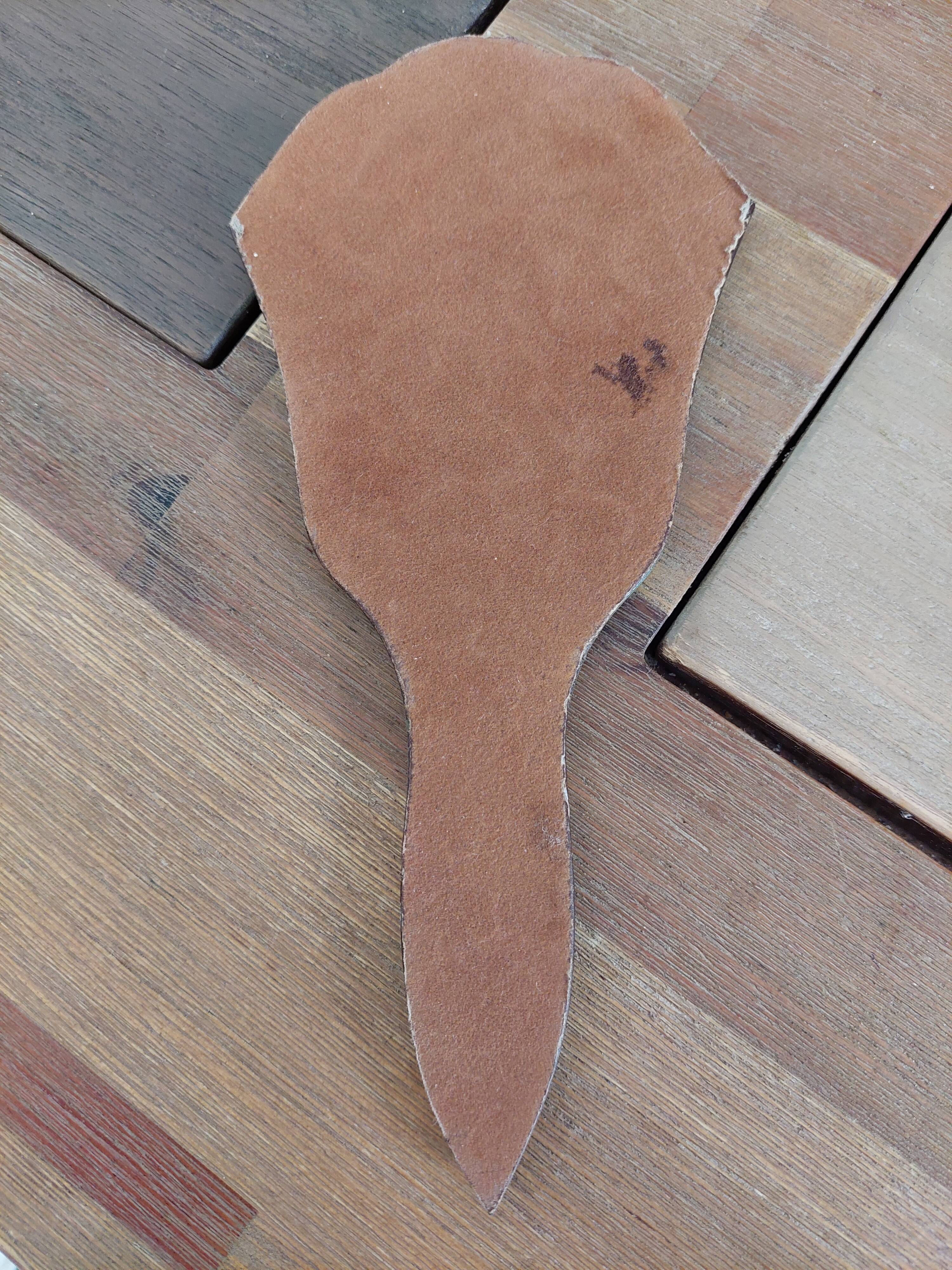 Antique hand mirror 10x21cm