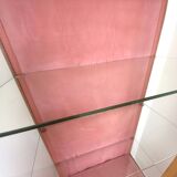 Vitrine art déco en bois et verre