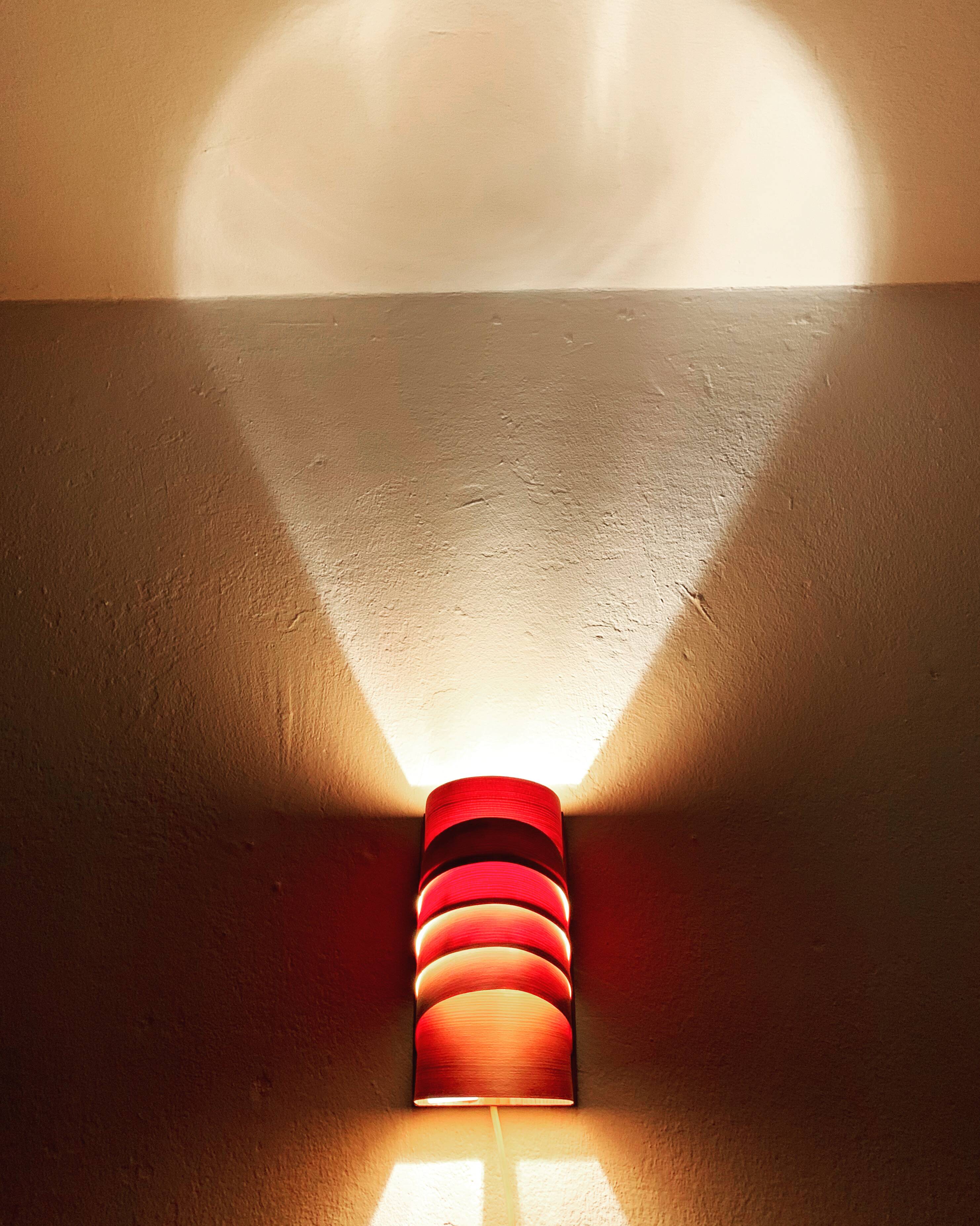 Swedish Wooden Wall Lamp by Hans Agne Jakobsson for Ellysett Markaryd