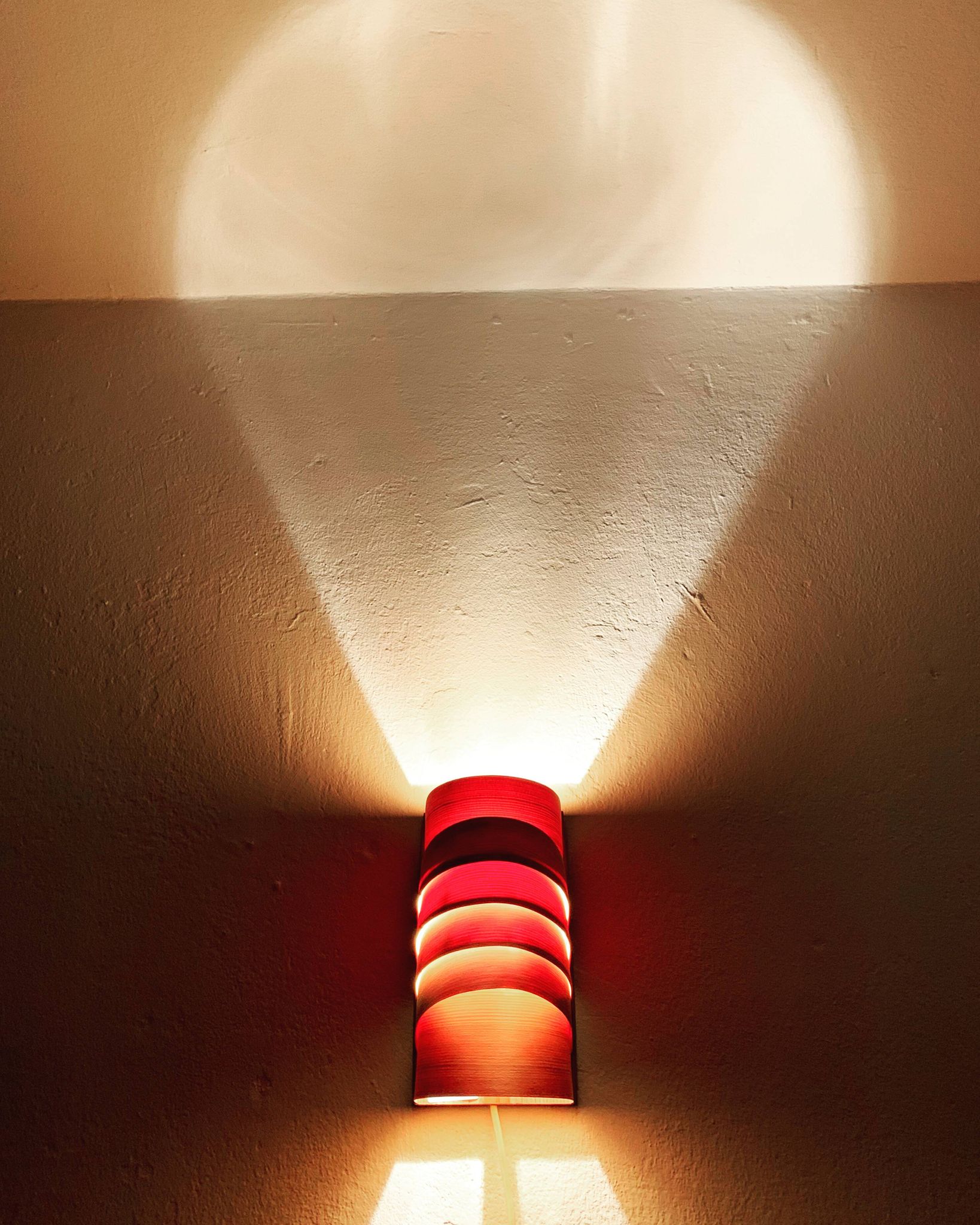 Swedish Wooden Wall Lamp by Hans Agne Jakobsson for Ellysett Markaryd