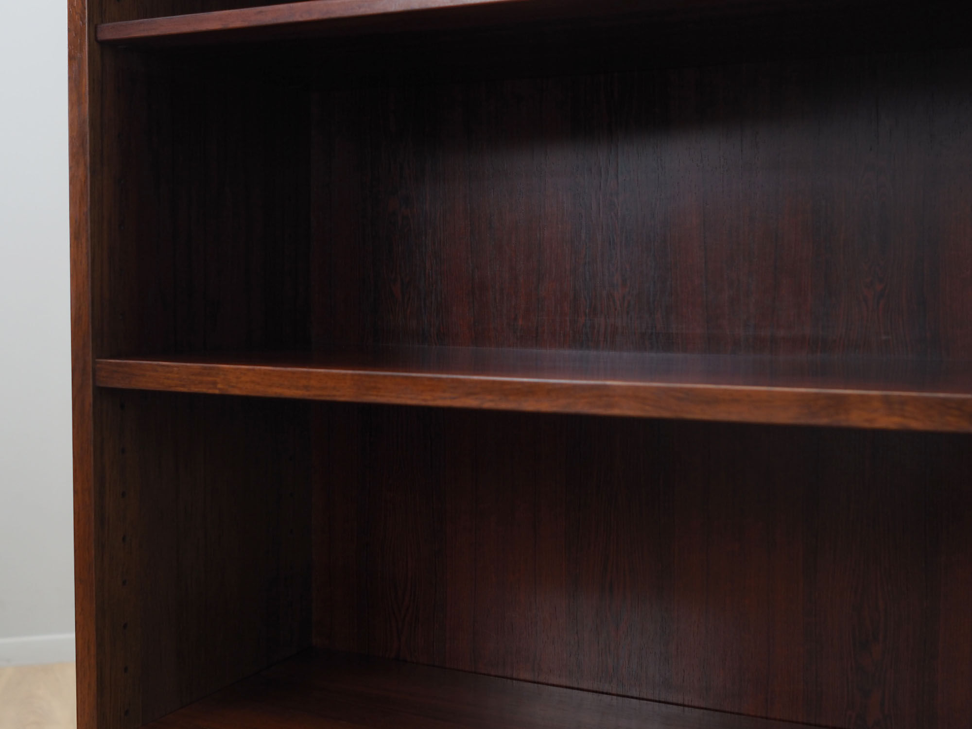 Rosewood bookcase, Danish design, 1960s, manufactured by Omann Jun