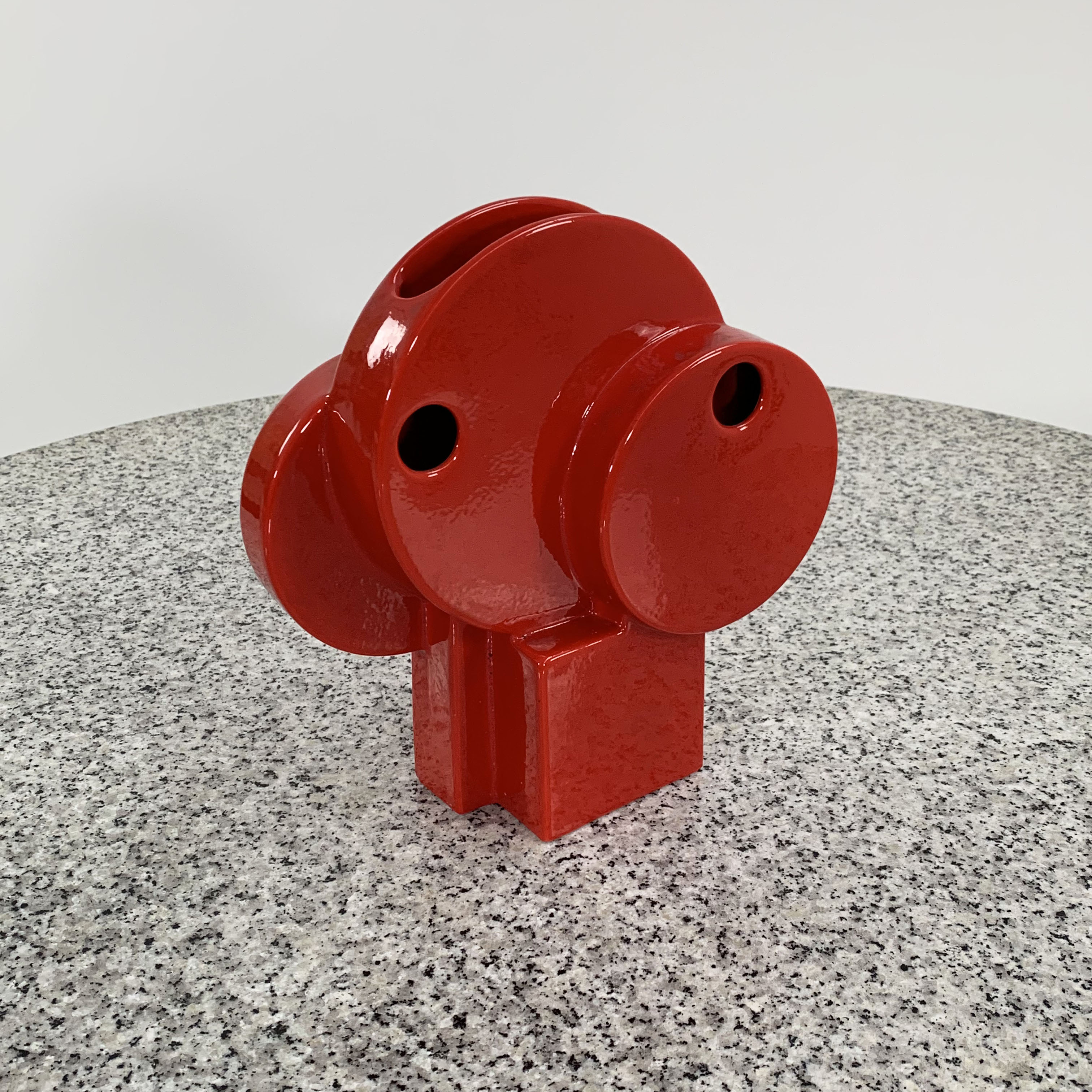 Italian ceramic vase, 1980