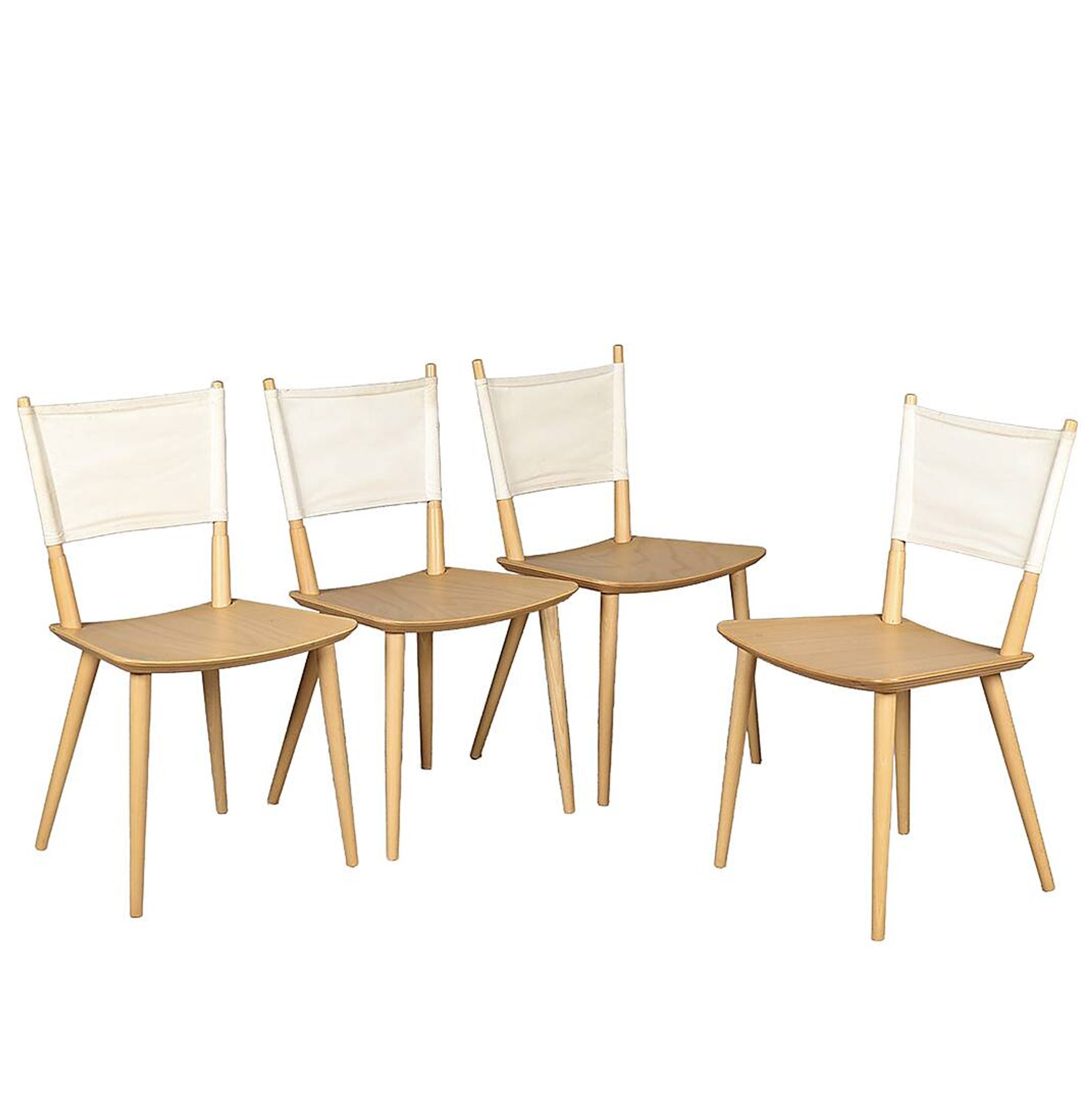 4 chairs by Jorgen Baekmark for Danish FDB Møbler.