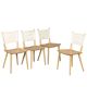4 chaises de Jorgen Baekmark pour FDB Møbler danois.