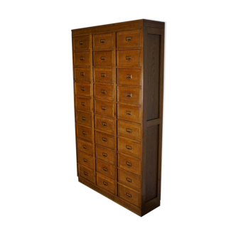 Apothecary cabinet in Dutch oak folding doors 1930s