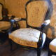 Bench and chairs style Napoleon III
