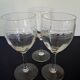 3 verres anciens guilloches années 20